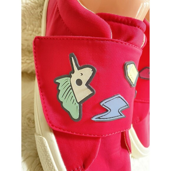 ZARA Girl’s US 5.5 / EU 38 Pink BAMBA Sneakers Hook & Loop Fits Women’s 7.5 - Picture 7 of 11